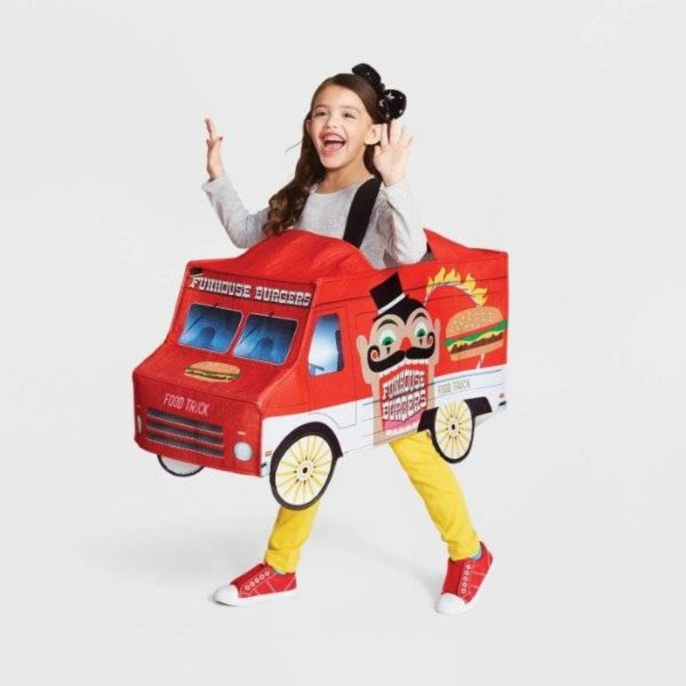 Carnival Food Truck Halloween Costume 1 Pc Tunic Pullover Kids OS ages 7-10